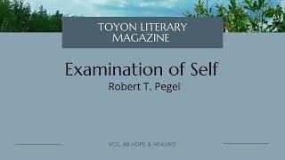 Examination of Self–Robert Pegel