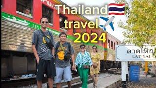 Part 2 Thailand travel️️#travel #thailandtravelvlog  #maeklongmarketthailand #iconsiammallthialand