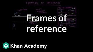 Frames of reference | Movement and forces | Middle school physics | Khan Academy