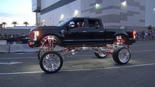 Lifted Trucks at the SEMA Cruise 2018.