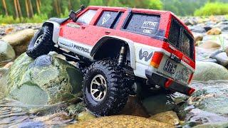 Nissan Patrol 4x4 RC Car Battles Mountain River in Extreme Off-Road Adventure!