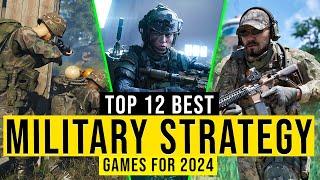 Top 12 Best MILITARY STRATEGY Games To Play In 2024 For PC