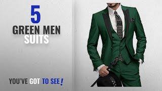 Top 10 Green Men Suits [Winter 2018 ]: One Button 3 Pieces Green Wedding Suits Notch Lapel Men Suits