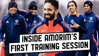 Inside Rúben Amorim's First Training Session At Manchester United