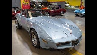 SOLD 1982 Silver Blue Corvette Coupe with just 14k miles for sale by Corvette Mike