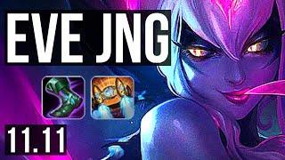 EVELYNN vs KINDRED (JUNGLE) | Rank 2 Eve, 6/0/3, 300+ games, Dominating | NA Challenger | v11.11