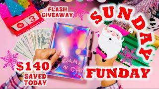  Very Merry Sunday Funday   $142 in Cash Savings Challenges | Giveaway Challenge | A5 Cash Binder