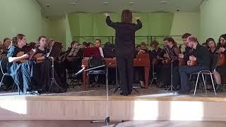 Оркестр народных инструментов ГМПИ Ипполитова-Иванова ! М. П. Мусоргский "Ночь на лысой горе"