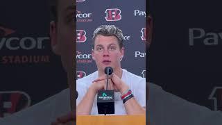 Joe Burrow admits he feels the pressure to be great even in a bad season