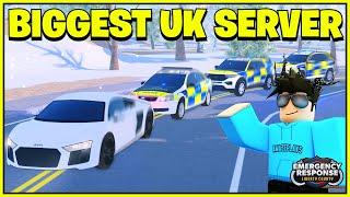 I played on the BIGGEST UK ROLEPLAY SERVER in ERLC! (Emergency Response Liberty County)