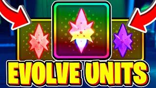 How To EVOLVE UNITS & GET ESSENCE STONES In ANIME VANGUARDS! Roblox