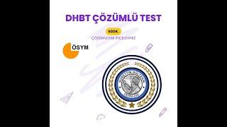 #dhbt2024 Çözümlü karma test