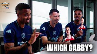 Gabriel Jesus, Martinelli & Magalhães play 'Which Gabby' & talk Arsenal | Morning Footy