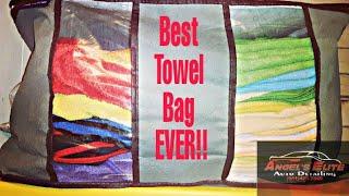 Towel Bag For Car Wash/ Auto Detailing