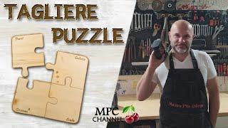 Tagliere da cucina componibile, tagliere puzzle fai-da-te