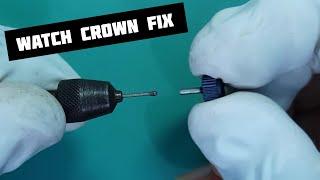 How to fix your watch crown? Broken stem replace tutorial | SolimBD