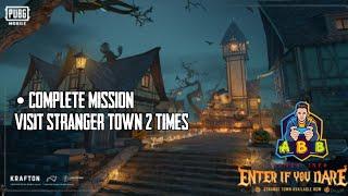 PUBGM x Gear Front | how to explore strange town 3 times in pubg mobile RP mission | M15