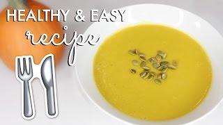 HEALTHY VEGAN BUTTERNUT SQUASH SOUP RECIPE #COOKINGWITHJAC