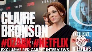 Claire Bronson interviewed at premiere of 'Ozark' Season 2 with #JasonBateman #Netflix #Ozark