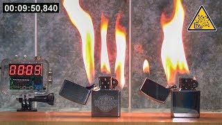 Оригинальная Zippo против Подделки  Какая горит дольше ?