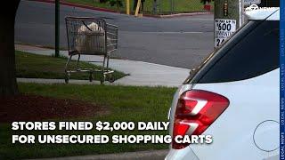 New law fines stores $2,000 daily for unsecured shopping carts in Prince George's County