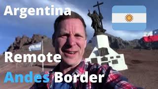  Remote ANDES BORDER: Paso Internacional Los Libertadores Argentina & Chile {Las Cuevas ARGENTINA}