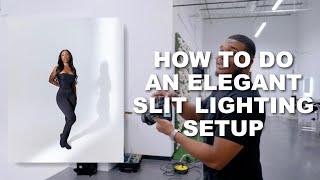 1 LIGHT SETUP | HOW TO CREATE A SLIT | Budget Lighting Setup | Look and Learn Lighting Series Pt3