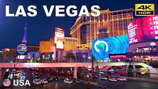 Las Vegas Strip 4 miles Walking Tour | MGM to The STRAT | USA  | December 2024 | 4K HDR