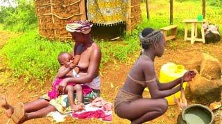 African village life #cooking  village food for Breakfast