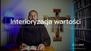 22.11.2023 Interioryzacja wartości