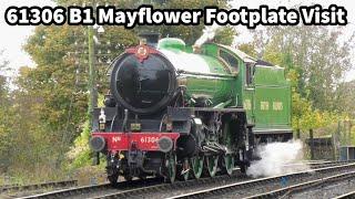 61306 B1 'Mayflower' Footplate Visit & Run-Around at SVR Bridgnorth plus renamed Taw Valley & 1501