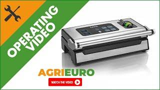 Laica VT3240 XPro Vacuum Sealer - double sealing bar - Operating video