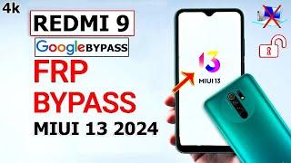 Redmi 9 FRP Bypass MIUI 13 2024  Redmi 9 FRP Unlock Bypass Google Account  Redmi 9 FRP Lock Unlock