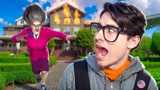 СБЕЖАЛ ОТ ЗЛОЙ УЧИЛКИ И УСТРОИЛ ПРАНК! SCARY TEACHER