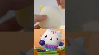 Cakey is the CUTEST! DIY Cakey Squishy | GABBY'S DOLLHOUSE