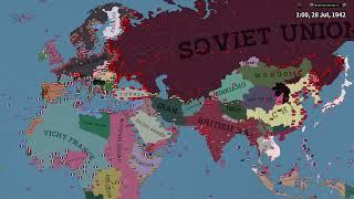 HOI4 AI-Only Timelapse with Every 'Better Mechanics' Mod - HOI4 Timelapse #71