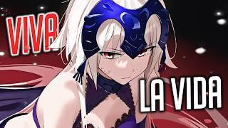 Nightcore - Viva La Vida (Rock Version) (Lyrics)