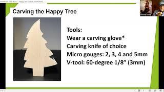 WOODCARVING HAPPY LITTLE CHRISTMAS TREES with Larry Green