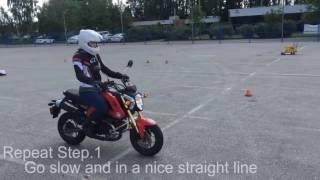 Motorcycle Skills Assessment Test