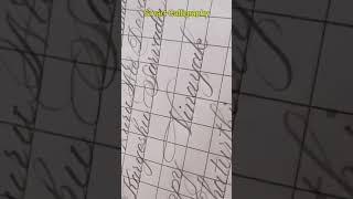 Pencil ️ Calligraphy Short Video/ Neat And Clean Cursive Handwriting By Smart Calligraphy