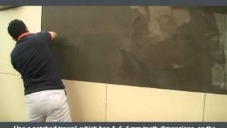 Installing Kalesinterflex on vertically imperfect wall