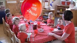 Rot rot rot sind alle meine Kleider  - Farbentag -  Minis Kinderkrippe Kita Bad Waltersdorf