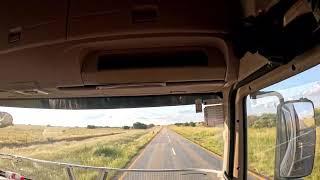 Reducing kilometres to Zimbabwein #500hp #fawtruck #longhaultrucker Struggle Captain #trucking