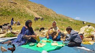 Nomadic Life: Breakfast with Nomadic Girls | Beautiful Adventure of Nomadic Girls in Spring