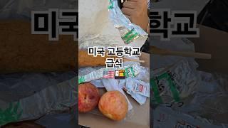 미국 급식 현 상황 9일차 #급식 #급식메뉴 #미국 #미국급식 #점심 #고등학교