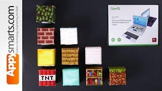 CrowPi2 Educational Laptop Set from @Elecrow tutorial: making Paper Minecraft NFC blocks.