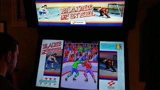 Blades of Steel Arcade Cabinet MAME Gameplay w/ Hypermarquee