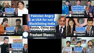 Pakistan Angry at USA for not Blacklisting India | Russia, China and Pakistan Punished #pakreact