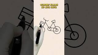 how to draw a bicycle | paano gumuhit ng bisikleta