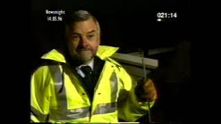 Yorkshire water shortages. BBC Newsnight 1996.